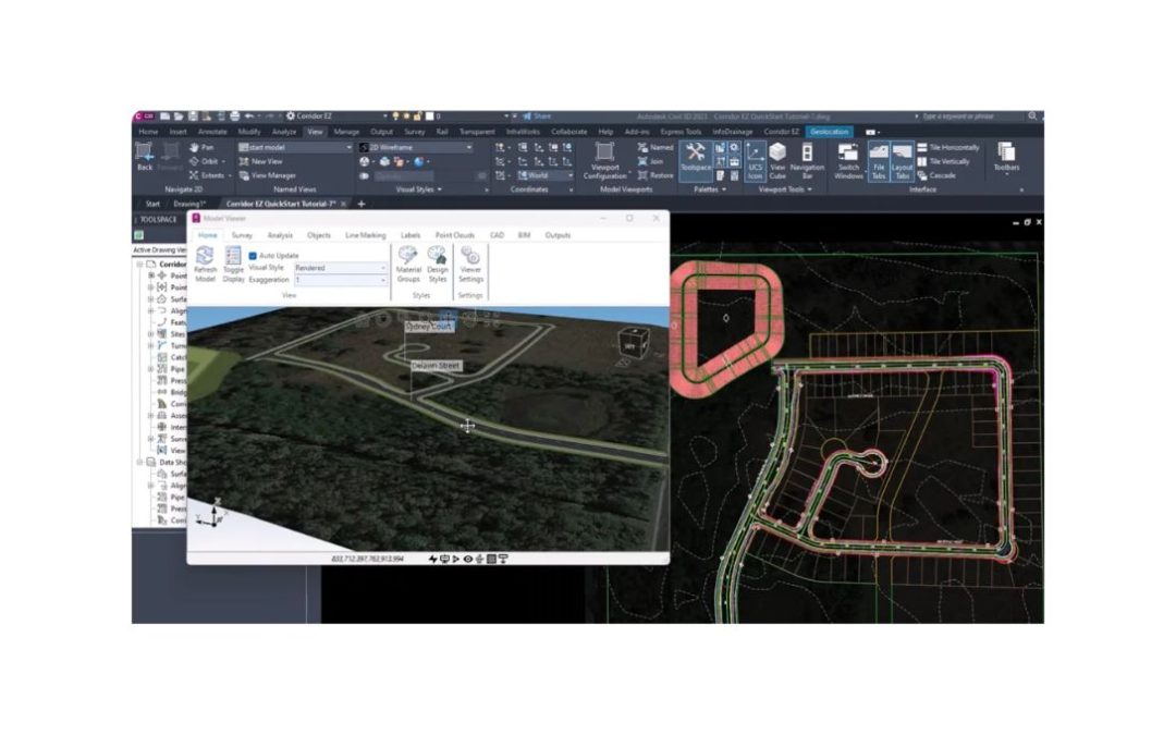 Corridor EZ Capabilities for Subdivision Road Projects