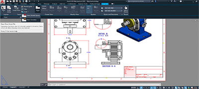 AutoCAD Mechanical toolset workflow